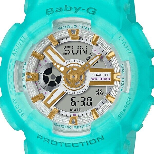 CASIO BABY-G BA-110SC-2AJF Sea Glass Colors Limited Series Women Watch New