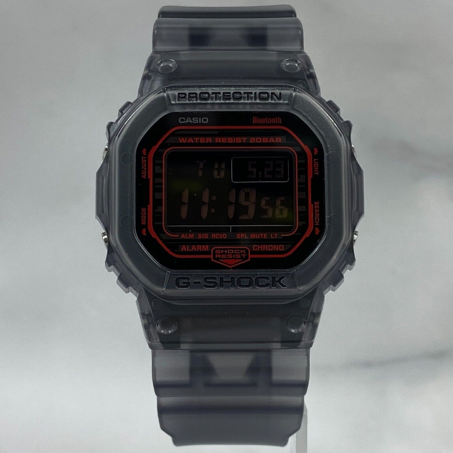 CASIO G-SHOCK DW-B5600G-1JF Black Clear Limited Bluetooth Digital Men Watch NEW