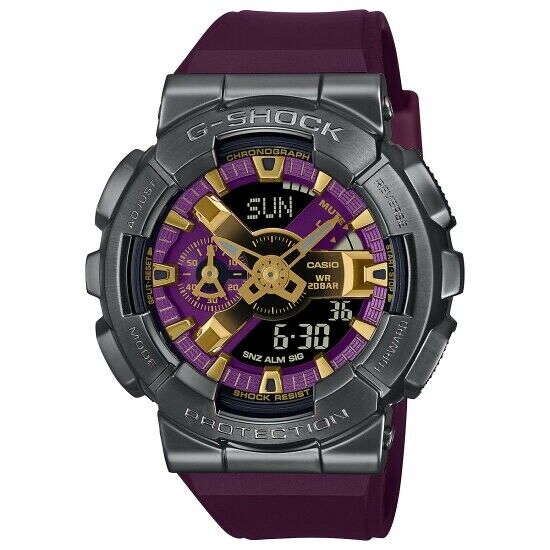 CASIO G-SHOCK GM-110CL-6AJF CLASSY OFF-ROAD Purple Quartz Mens Watch New Japan