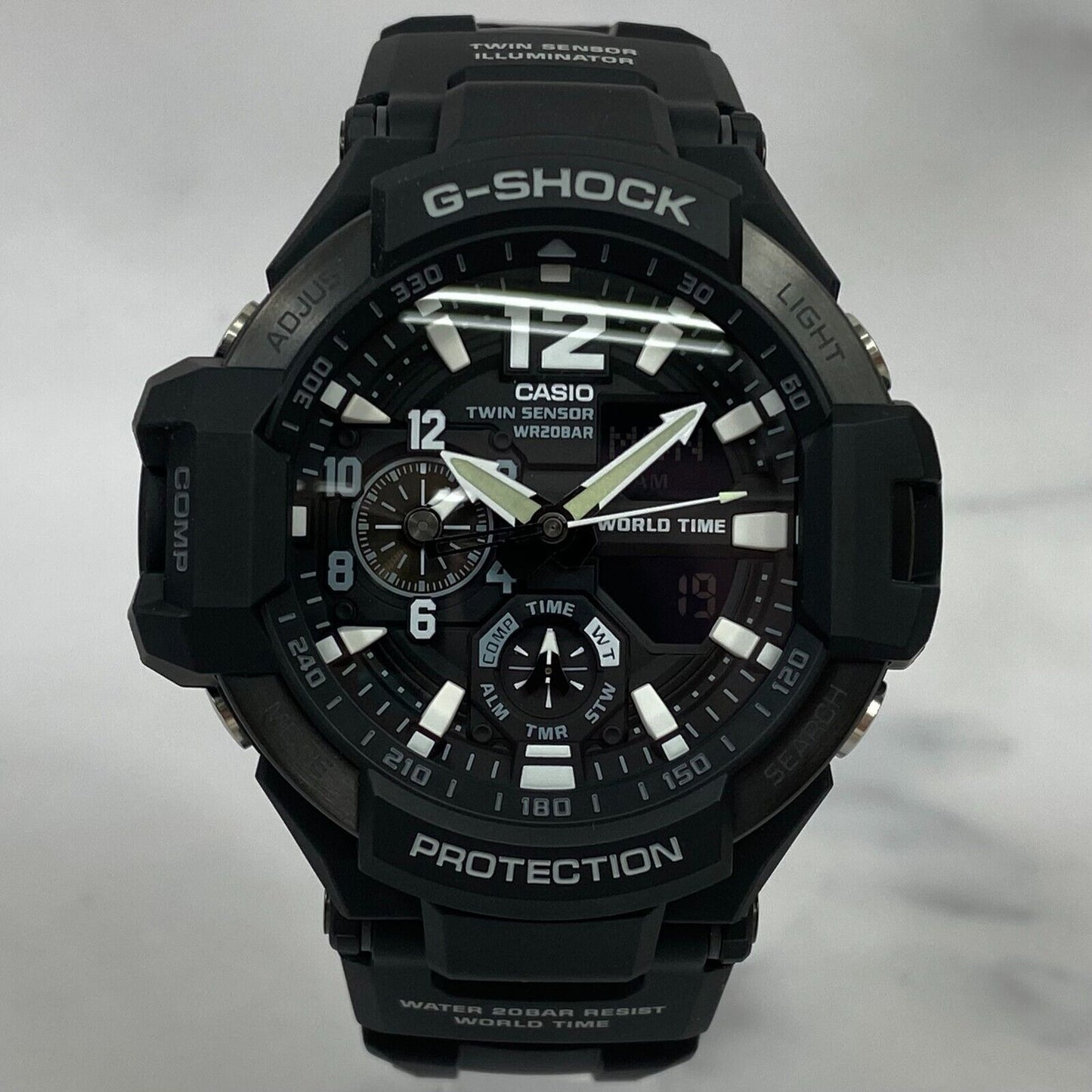 CASIO G-Shock GRAVITYMASTER GA-1100-1AJF GA-1100 Black 200M Mens Watch New