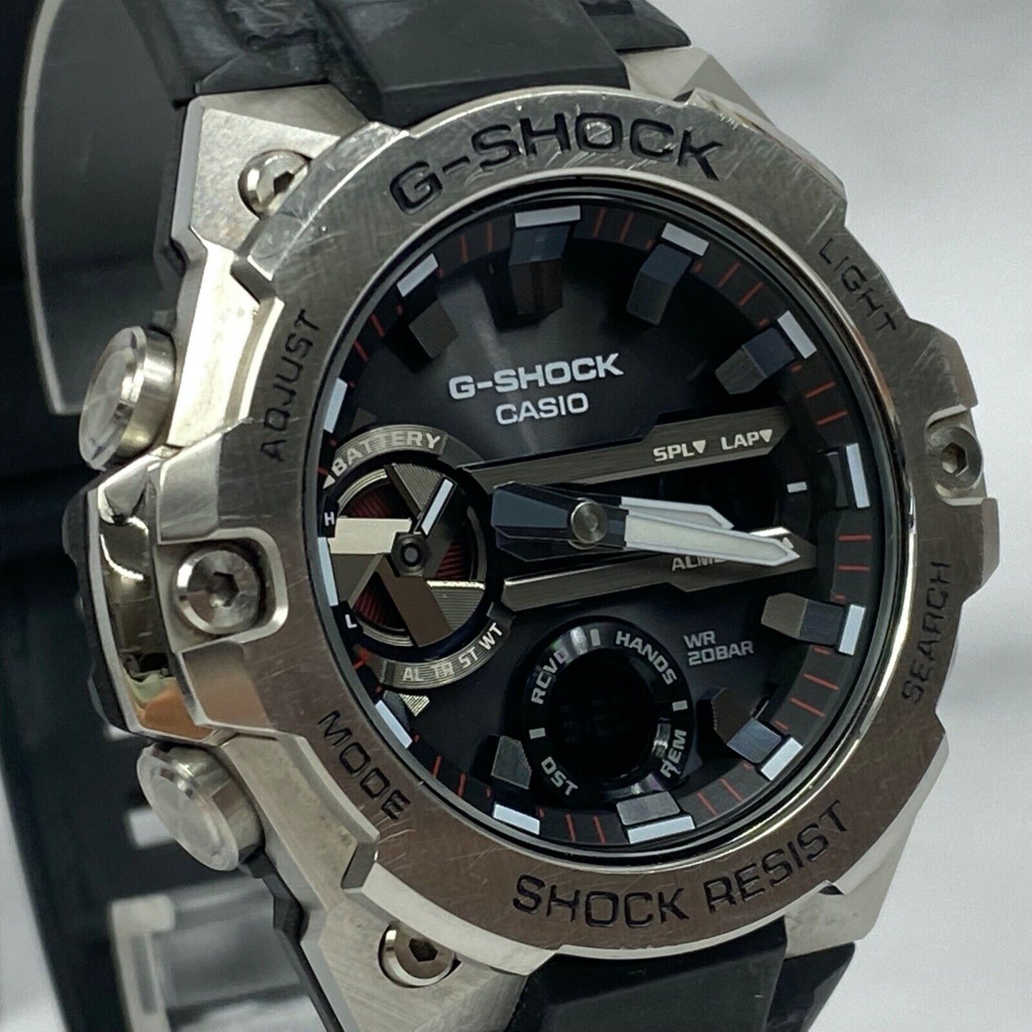 CASIO G-Shock G-Steel GST-B400-1A Bluetooth Solar Mens Watch With Box Excellent