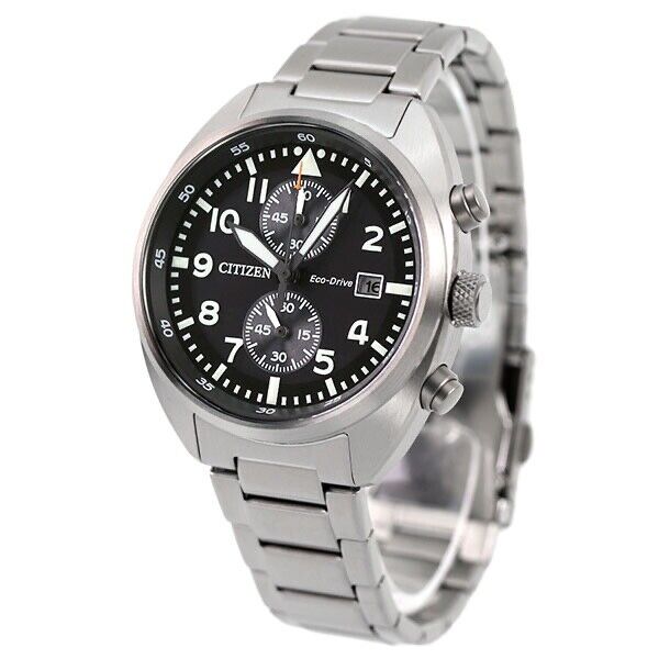 CITIZEN Record Label CA7040-85E Chronograph Eco-Drive Solar Mens Watch New Japan