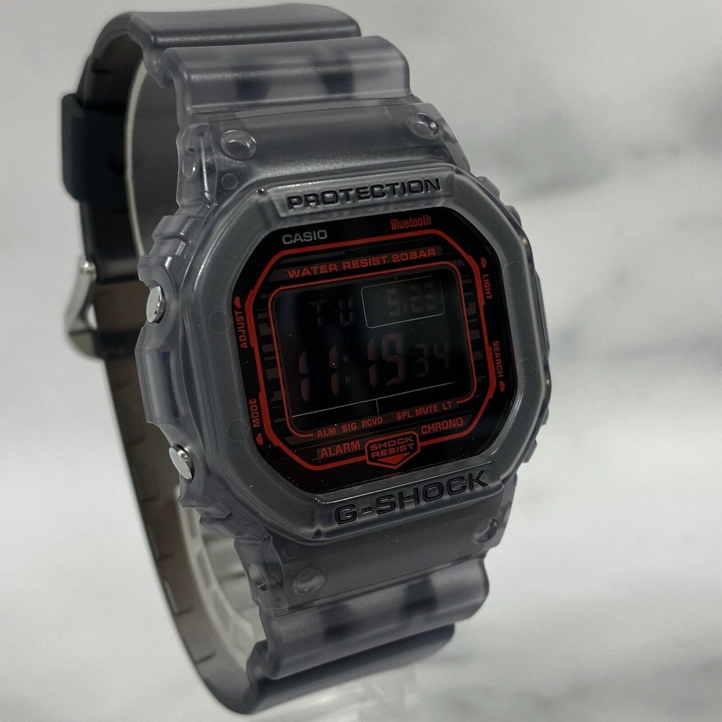 CASIO G-SHOCK DW-B5600G-1JF Black Clear Limited Bluetooth Digital Men Watch NEW