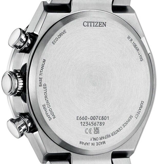 CITIZEN ATTESA ACT Line CB5966-69E Titanium Eco-Drive Solar Mens Watch New Japan