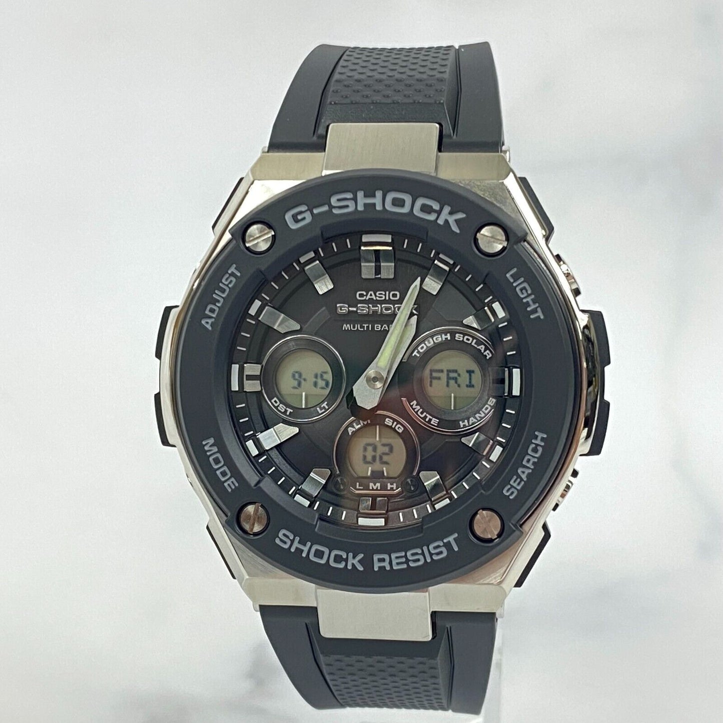 CASIO G-Shock GST-W300-1AJF GST-W300-1A G-Steel Solar Atomic Radio Watch New