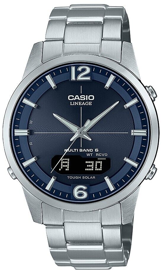 CASIO LINEAGE LCW-M170D-2AJF Blue Dial Tough Solar Atomic Radio Mens Watch New