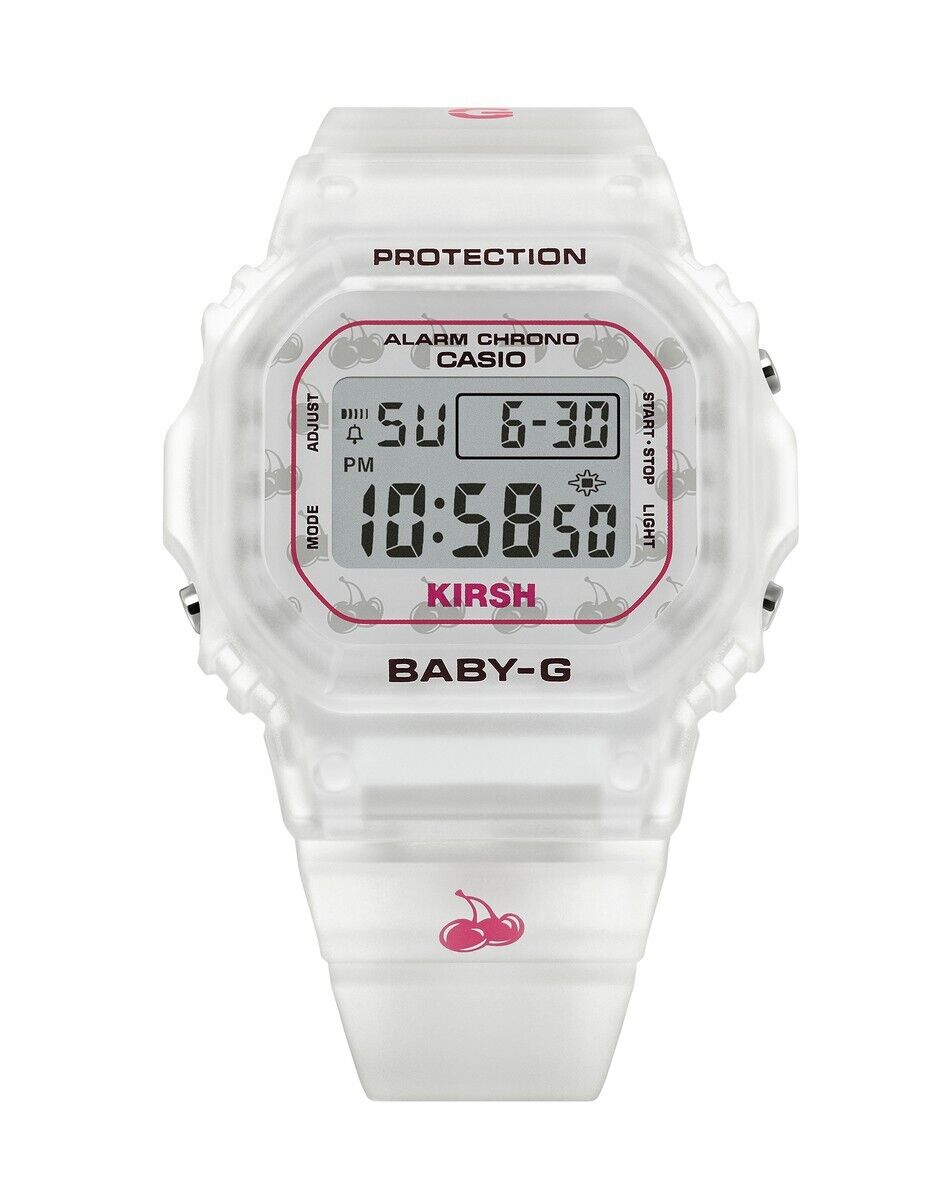 CASIO Baby-G BGD-565KRS-7JR KIRSH Limited Clear Quartz Digital Women Watch New