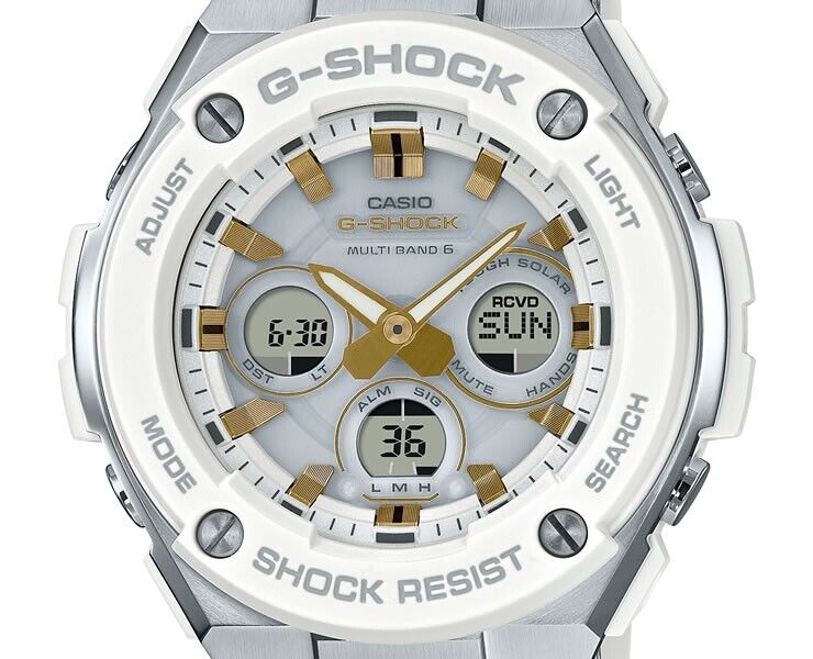 CASIO G-Shock G-STEEL GST-W300-7AJF Radio Solar Analog Digital Mens Watch New