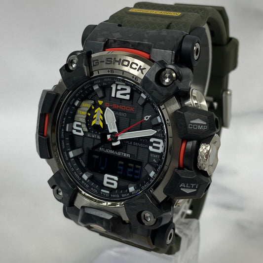 CASIO G-Shock MUDMASTER GWG-2000-1A3JF Black Red Solar Radio Mens Watch New