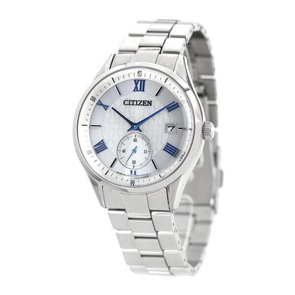 Citizen BV1120-91A Collection Eco-Drive White Blue Solar Mens Watch New Japan