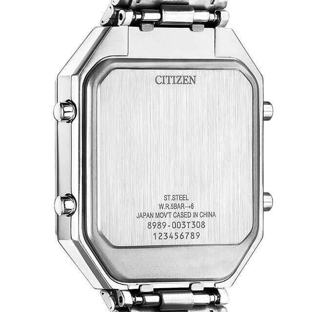 CITIZEN Record Label JG2120-65A Thermo Sensor Quartz Unisex Watch New Japan