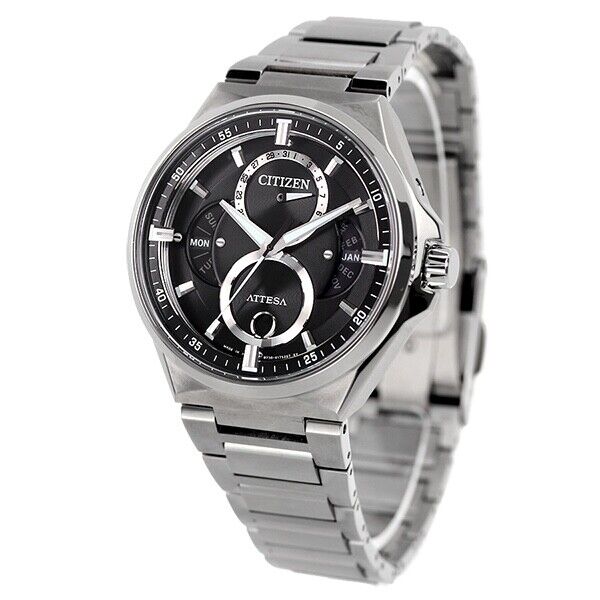 CITIZEN ATTESA BU0060-68E Titanium Eco-Drive Solar Mens Watch New Japan