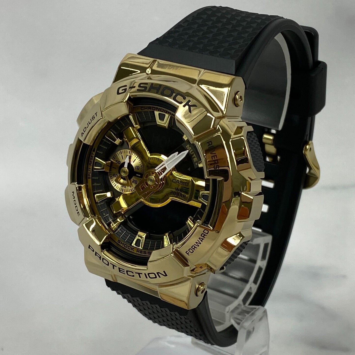 CASIO G-Shock GM-110G-1A9JF Gold Stainless Steal Analog Digital Mens Watch New