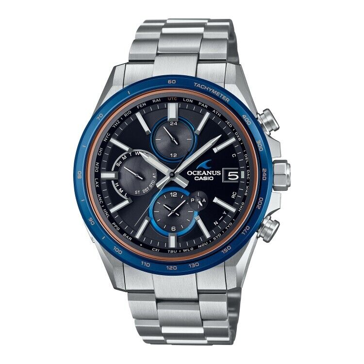 CASIO Oceanus OCW-T4000D-1AJF Mobile Link Bluetooth Radio Solar Blue Mens Watch