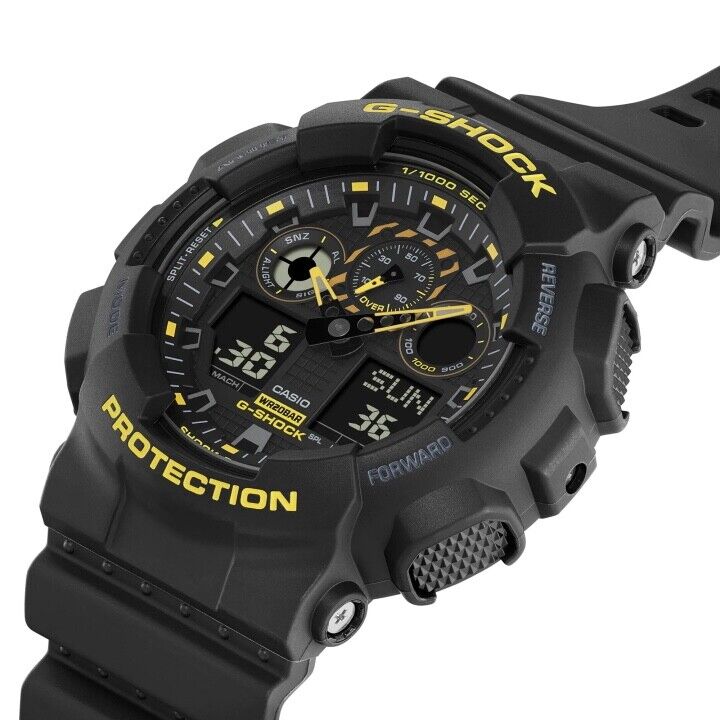 CASIO G-SHOCK GA-100CY-1AJF Shock-Resist Day/Date Quartz Mens Watch New Japan