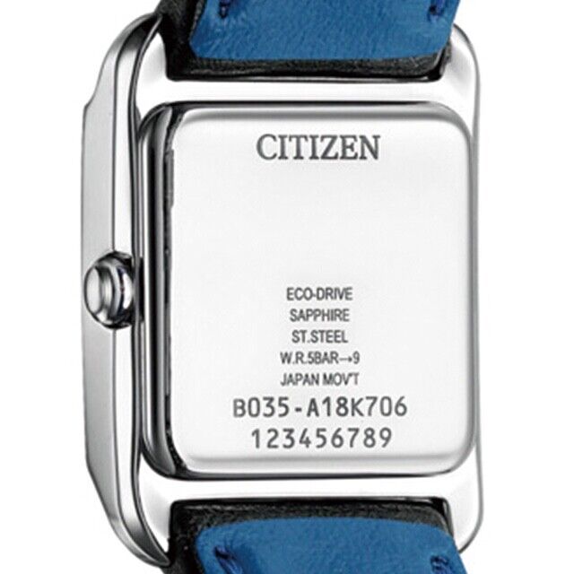 CITIZEN L  EW5600-10E Square Analog Eco-Drive Solar Womens Watch New Japan