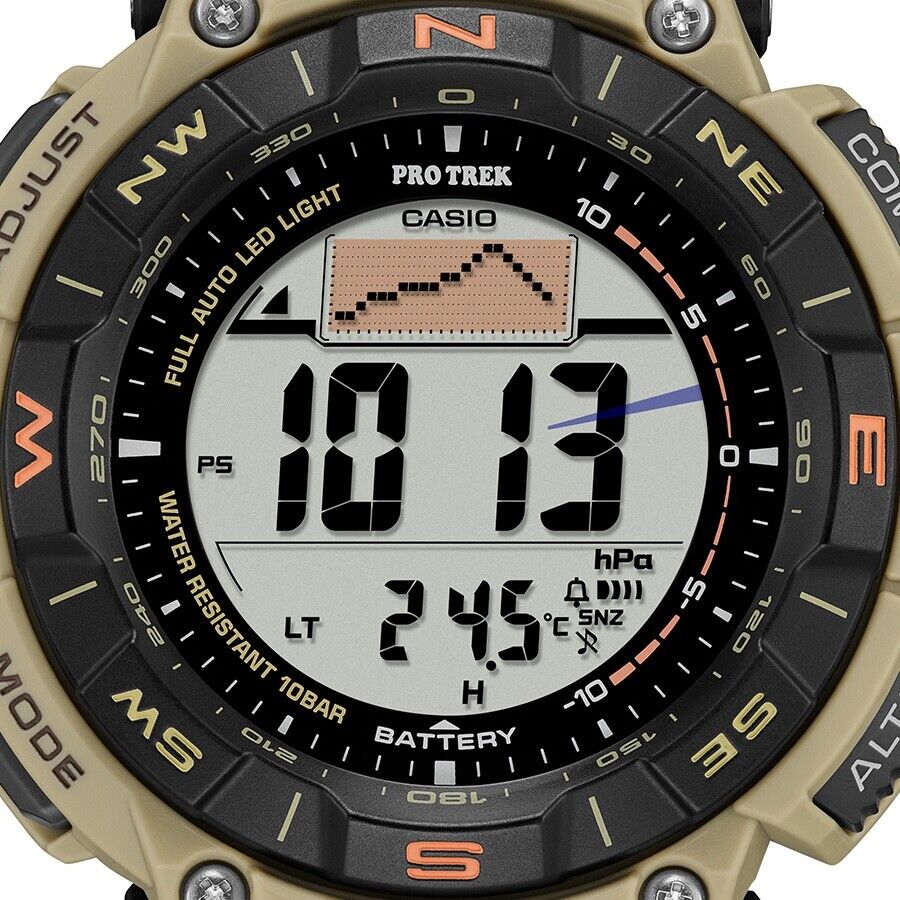 CASIO PRO TREK PRG-340SC-5JF Climber Line Digital  Solar Mens Watch New Japan