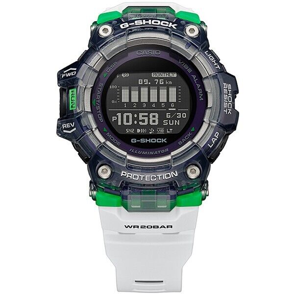 CASIO G-Shock GBD-100SM-1A7JF G-SQUAD Skeleton Bezel Bluetooth GPS Equipped New