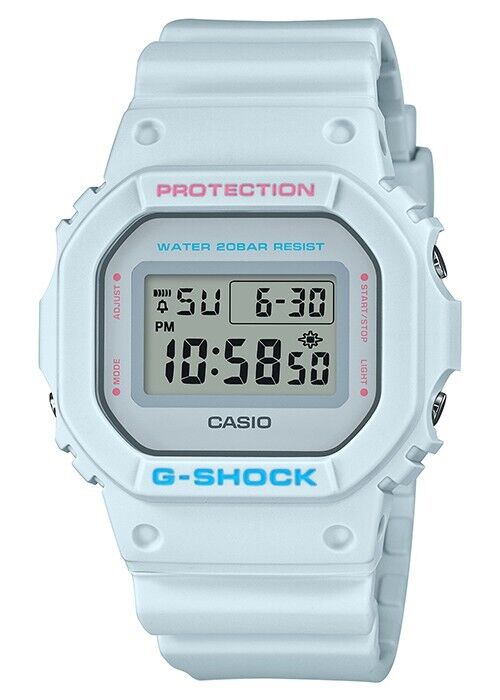 CASIO G-Shock DW-5600SC-8JF Gray Spring Color Quartz Digital Unisex Watch New