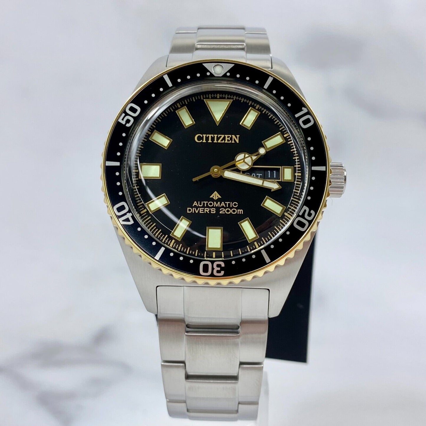 Citizen NY0125-83E Promaster Marine Mechanical Automatic Day/Date Mens Watch New