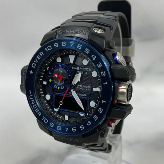 CASIO G-Shock GULFMASTER GWN-1000B-1BJF Blue Black Radio Solar Mens Watch New