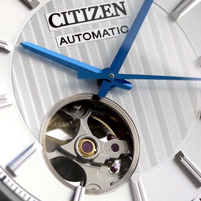 CITIZEN Collection NH9111-11B White 21J Mechnical Automatic Mens Watch New Japan