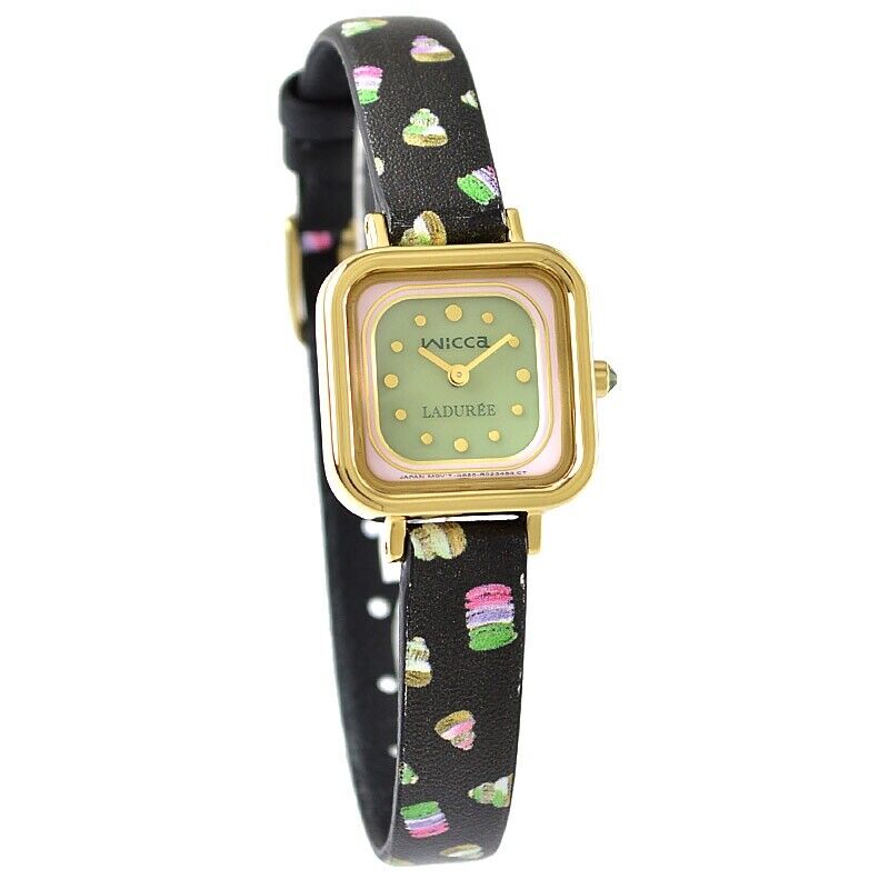 CITIZEN WICCA KK3-310-12 LADUREE Limited Analog Solar Womens Watch New Japan