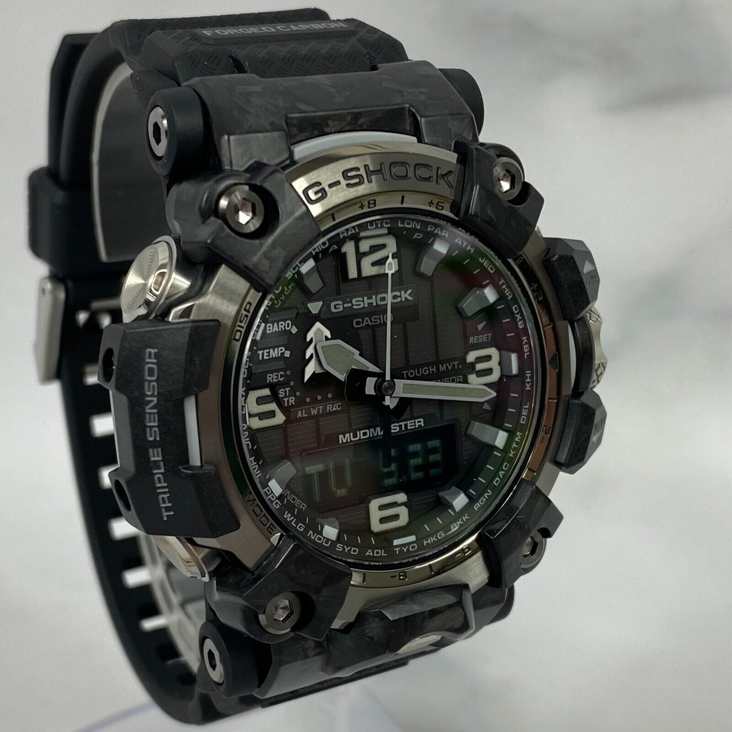 CASIO G-Shock MUDMASTER GWG-2000-1A1JF Black Gray Solar Radio Mens Watch New