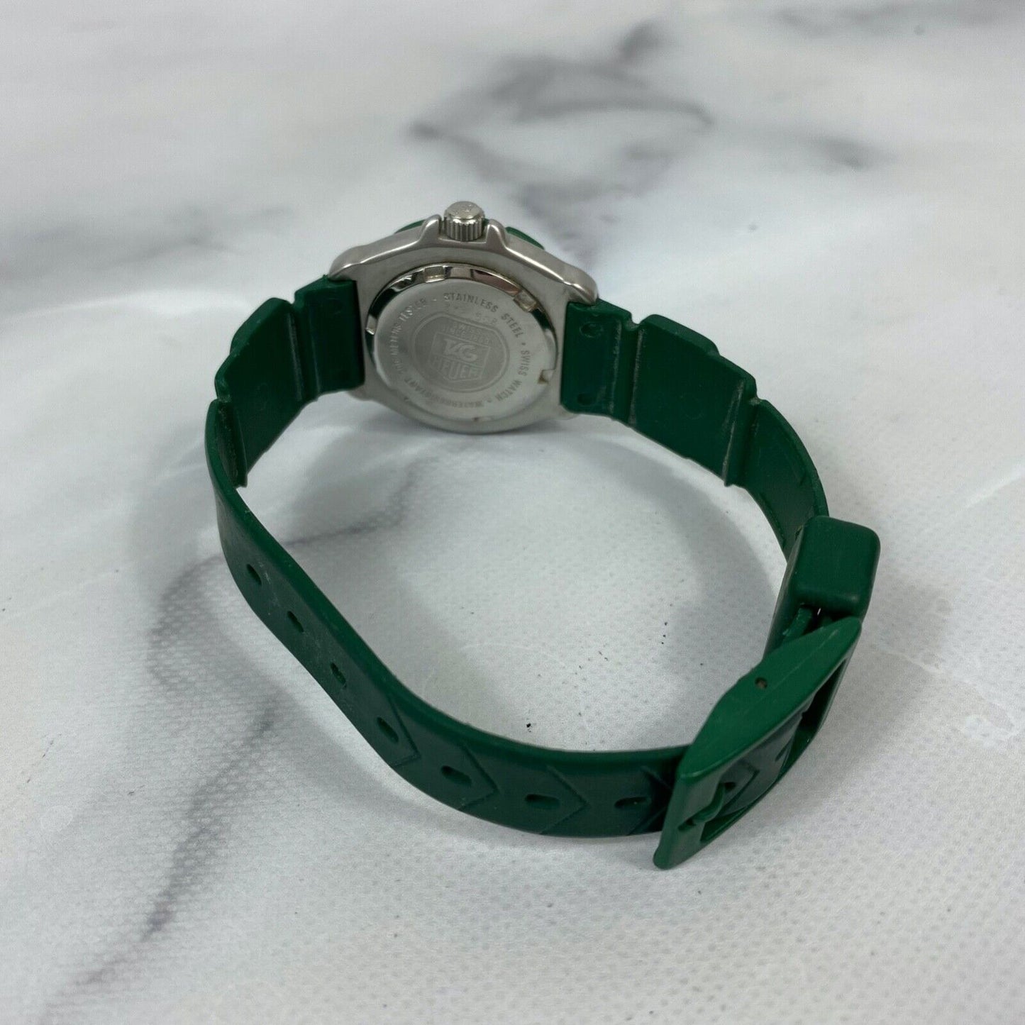 TAG Heuer Formula1 372.508 Professional Green Women Watch Rare Vintage Excellent