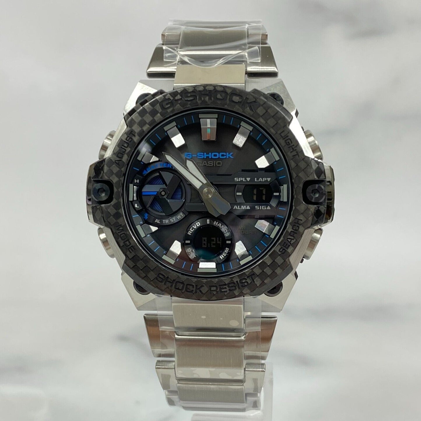 CASIO G-Shock GST-B400XD-1A2JF G-STEEL Carbon Bezel Bluetooth Solar Watch New