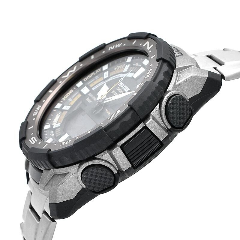 CASIO PRO TREK PRT-B70T-7JF TitaniumBand Bluetooth Quartz Mens Watch New Japan