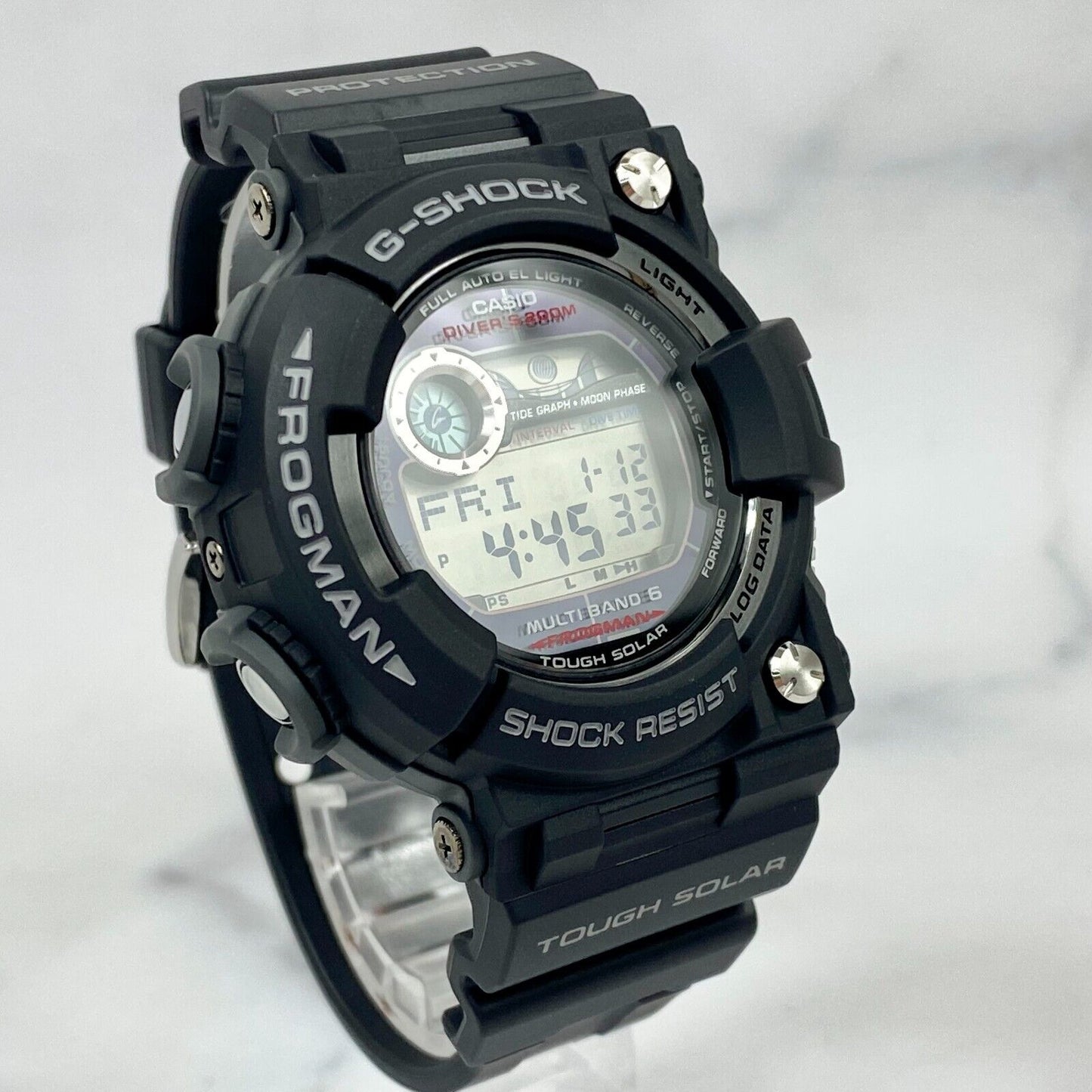 CASIO G-SHOCK FROGMAN GWF-1000-1JF Tough Solar Multiband6 Mens Watch New Japan