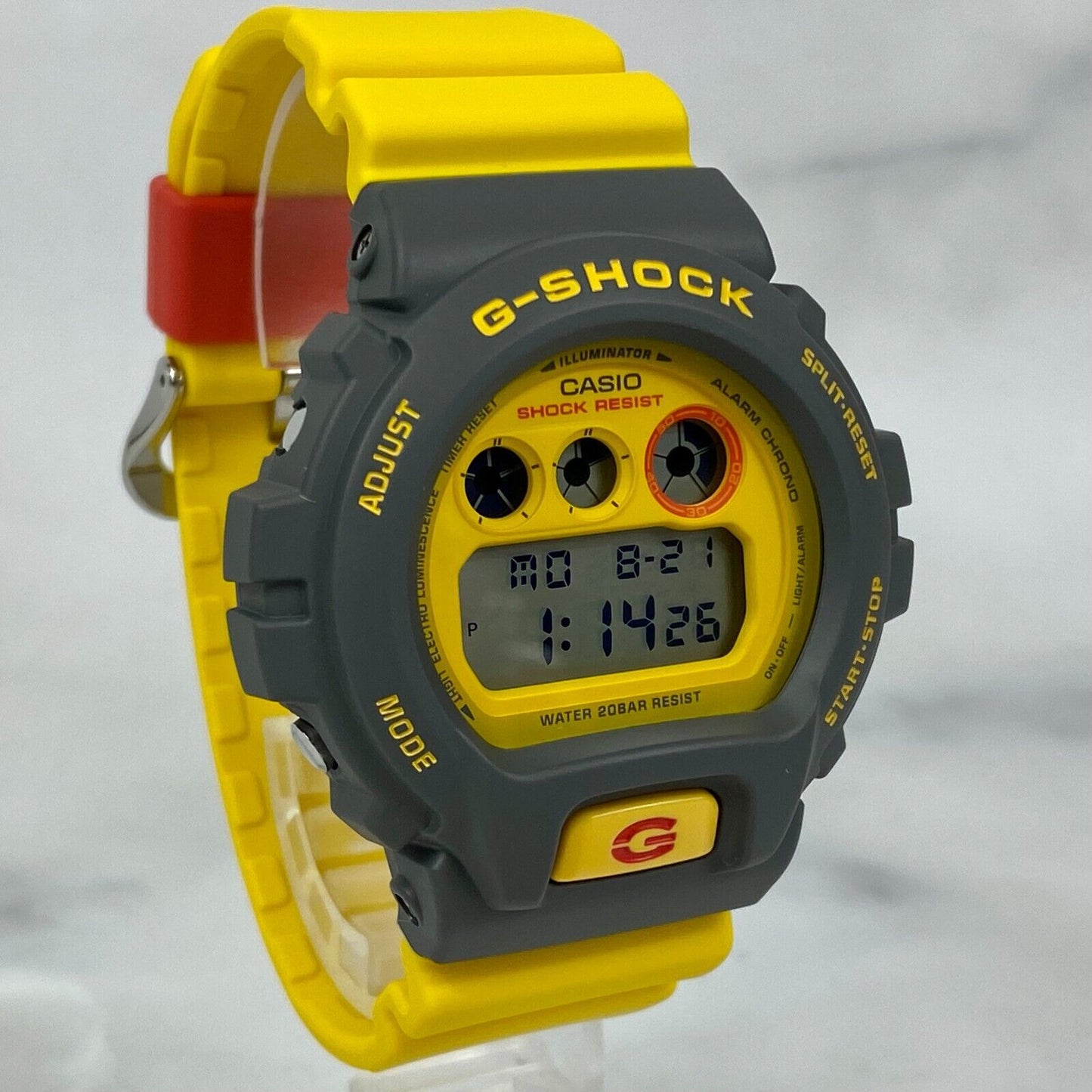 CASIO G-Shock DW-6900Y-9JF DW-6900Y-9 22s Yellow Quartz Digital Mens Watch New