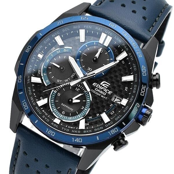 CASIO EDIFICE EQW-A2000CL-2AJF Black Blue Sport Radio Solar 2021s Mens Watch New