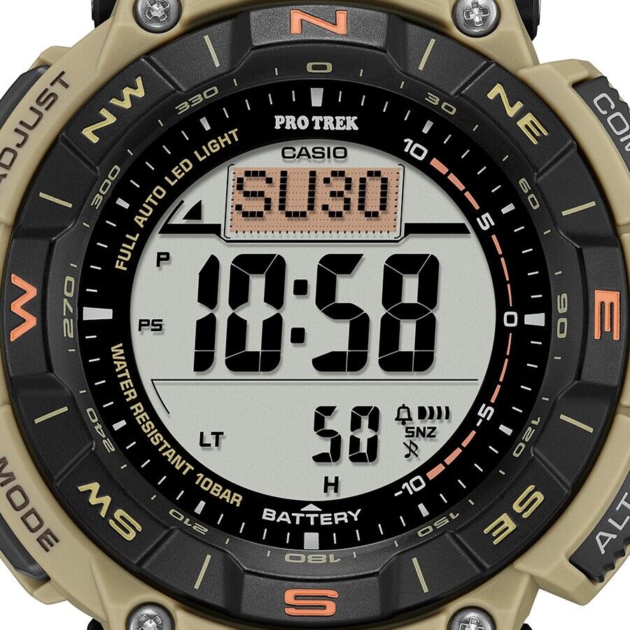 CASIO PRO TREK PRG-340SC-5JF Climber Line Digital  Solar Mens Watch New Japan