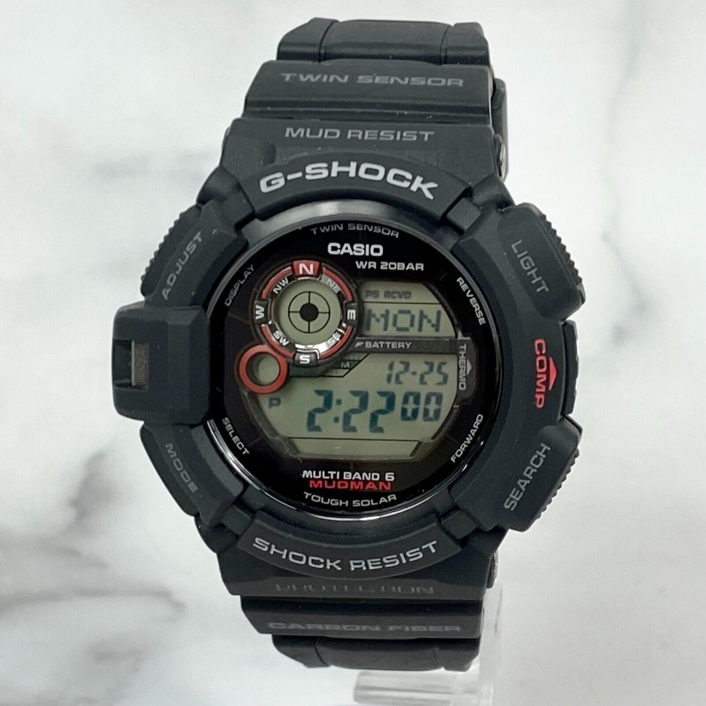 CASIO G-SHOCK MUDMAN GW-9300-1JF Multi Band 6 Tough Solar Mens Watch New Japan