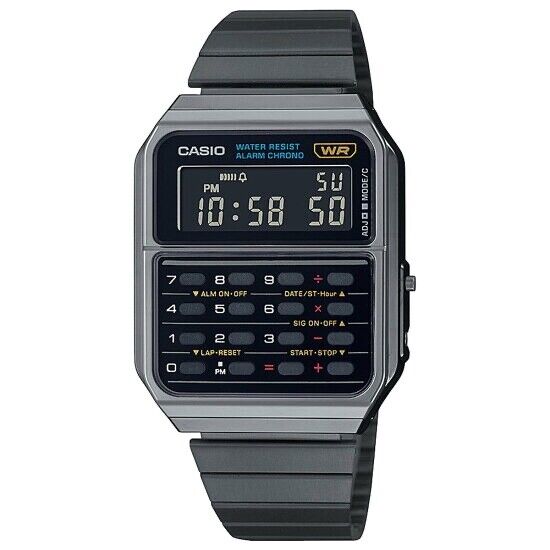 CASIO STANDARD CA-500WEGG-1BJF Calculator Digital Quartz Mens Watch New Japan