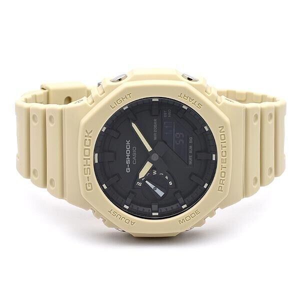 CASIO G-Shock GA-2100-5AJF Beige Black Quartz Analog Digital 21s Mens Watch New