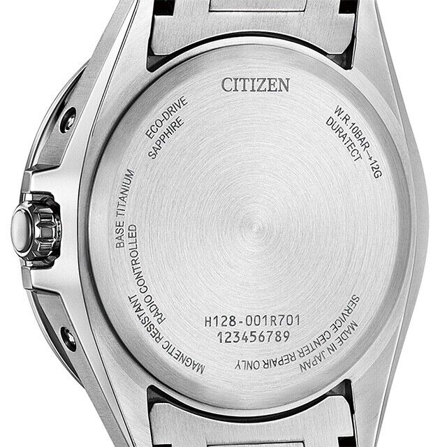 CITIZEN ATTESA CB3030-76E Titanium Date Eco-Drive Solar Mens Watch New Japan