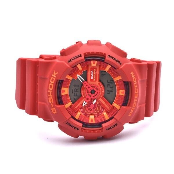 CASIO G-Shock GA-110AC-4AJF GA-110 Red Analog Digital Quartz Mens Watch New