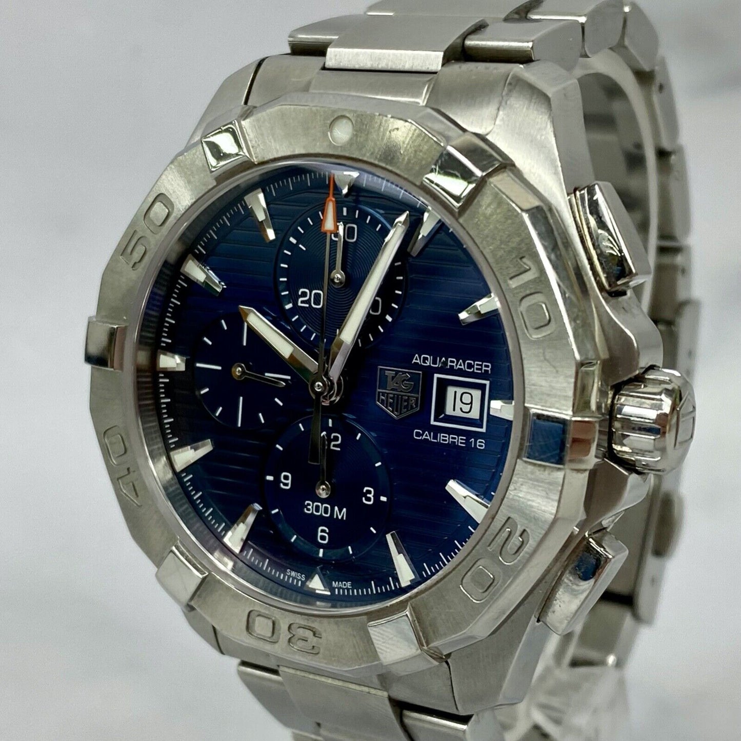 TAG HEUER Aquaracer Calibre CAY2112-2 Swiss Auto Mens Watch Vintage Excellent