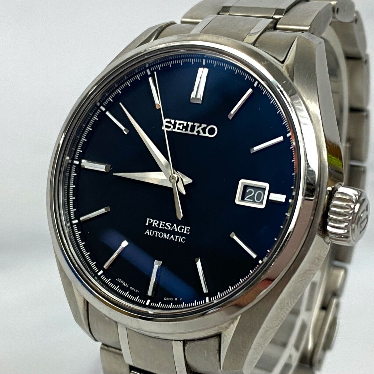 SEIKO PRESAGE 6R15-04A0 SARX057 Automatic 23J Date Mens Watch Vintage Excellent