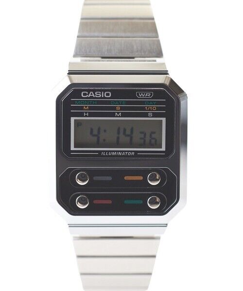 CASIO Standard A100WE-1AJF Metal Day/Date Digital Quartz Mens Watch New Japan