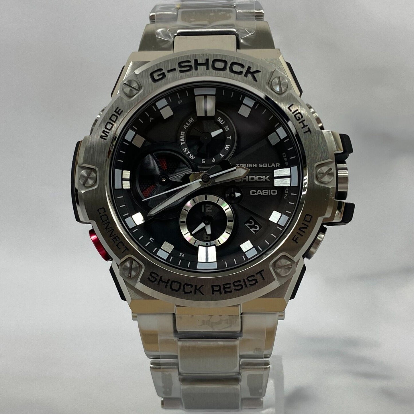 CASIO G-Shock GST-B100D-1AJF G-Steel Smartphone Link Bluetooth Solar Watch New