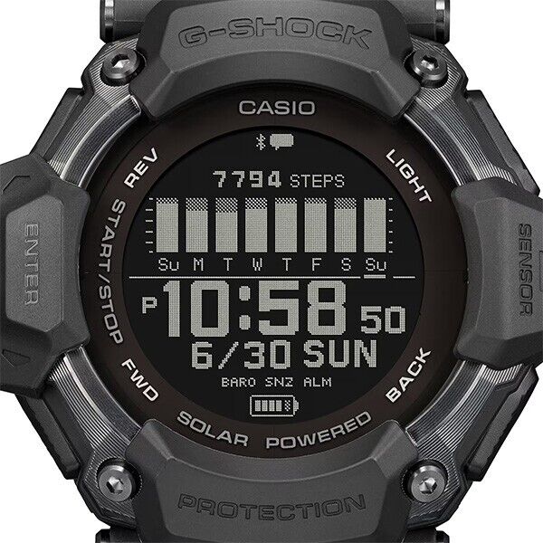 CASIO G-Shock G-Squad GBD-H2000-1BJR Mobile Link Bluetooth GPS Mens Watch New