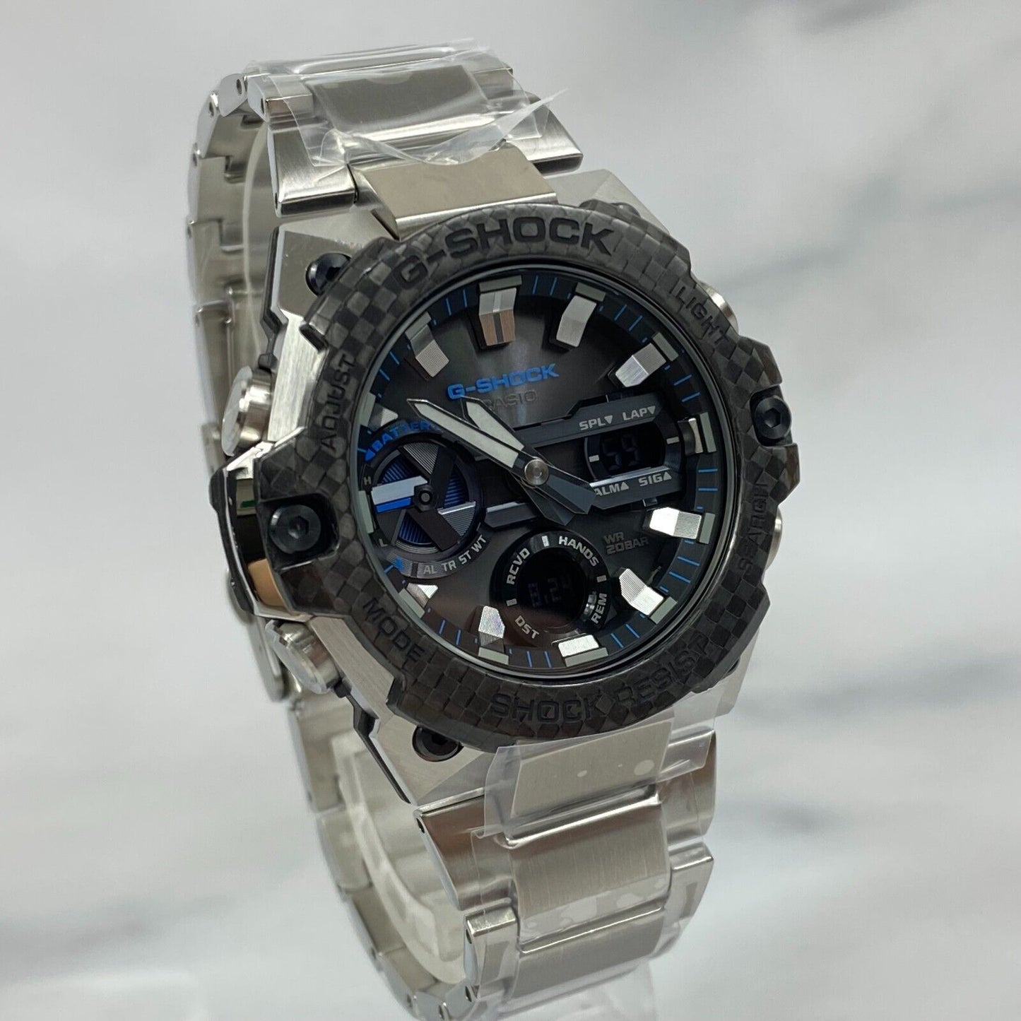 CASIO G-Shock GST-B400XD-1A2JF G-STEEL Carbon Bezel Bluetooth Solar Watch New