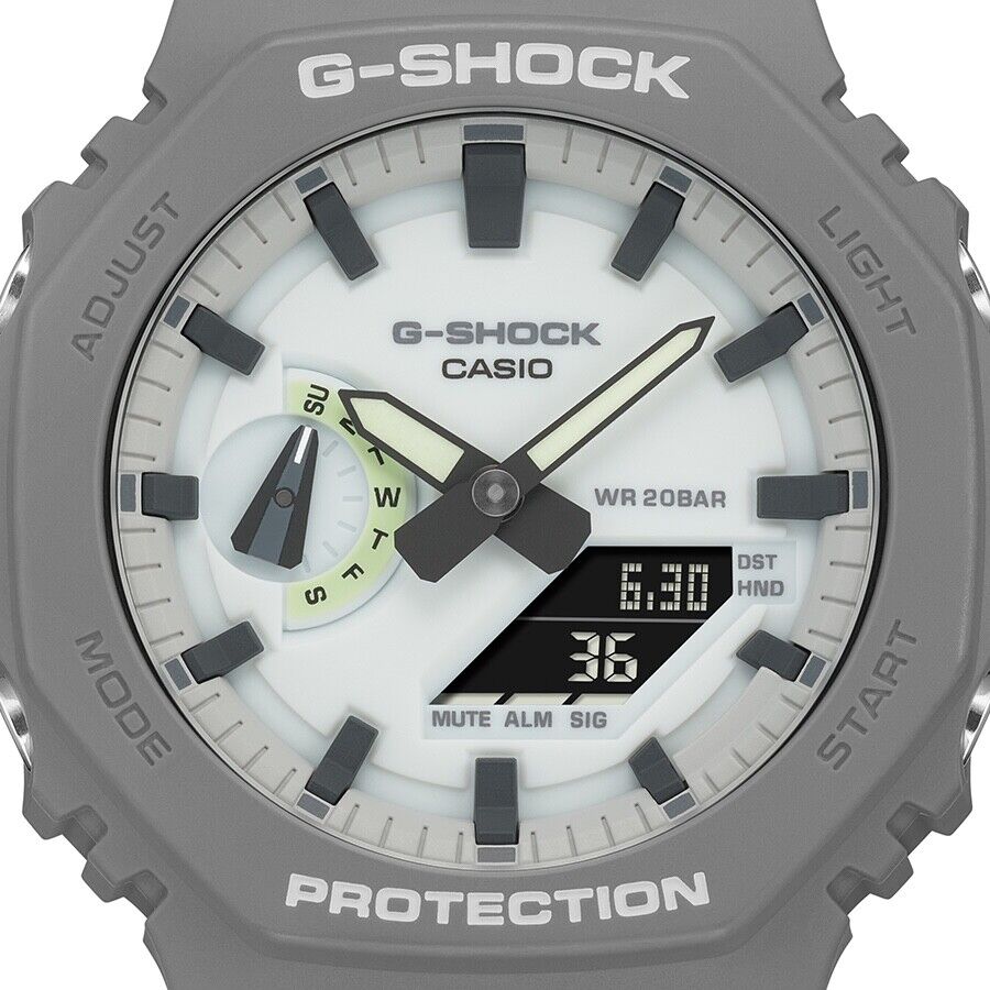 CASIO G-SHOCK HIDDEN GLOW GA-2100HD-8AJF Ana/Digi Quartz Mens Watch New Japan