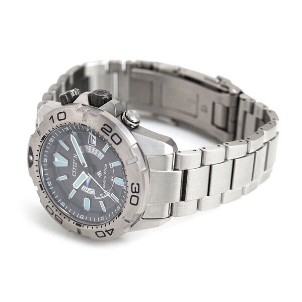 CITIZEN Promaster AS7141-60E Titanium Dive Eco-Drive Solar Mens Watch New Japan