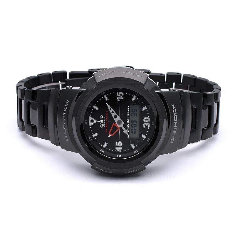 CASIO G-SHOCK AWM-500-1AJF Black Shock Resist Tough Solar Mens Watch New Japan