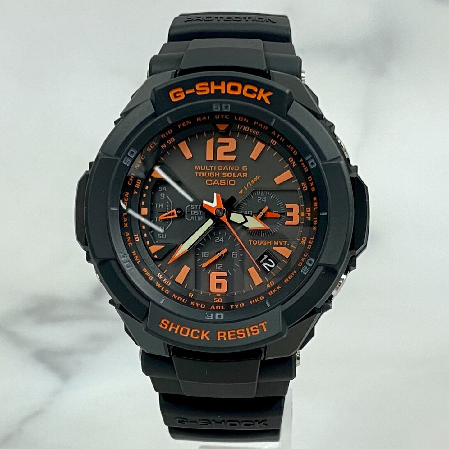 CASIO G-Shock GW-3000B-1AJF GRAVITYMASTER Solar Radio Orange Mens Watch New